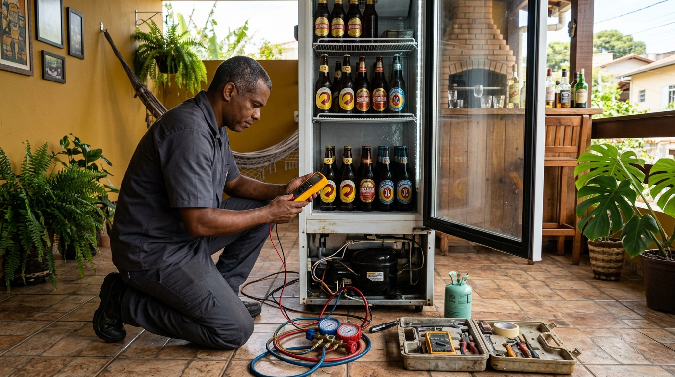 Reparo no controlador de câmara fria na Zona Sul‑SP