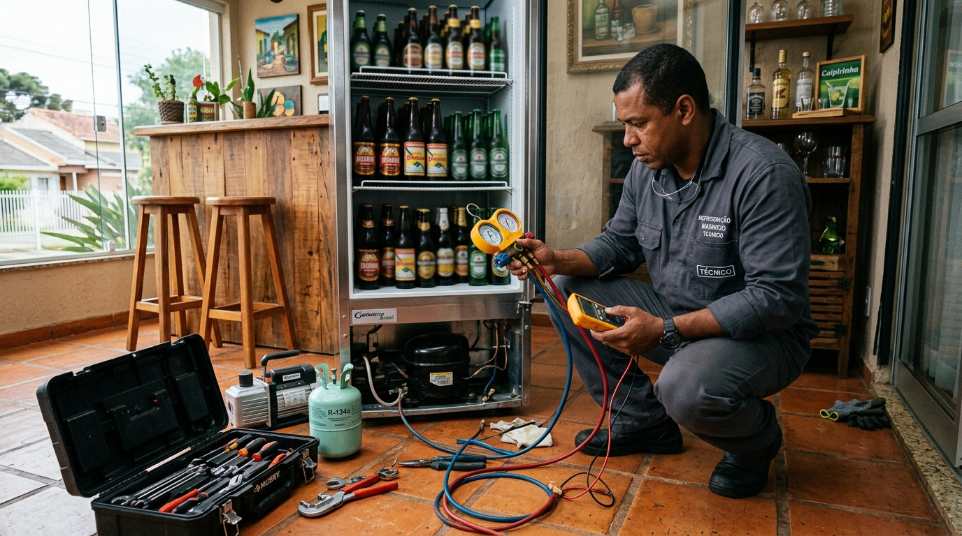 Técnico de refrigeração comercial perto de mim na Zona Sul‑SP